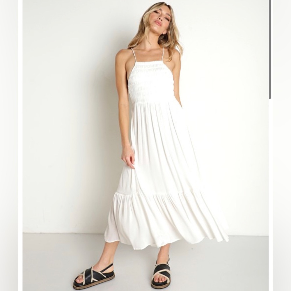 White Z Supply Jasmin Maxi Dress XS